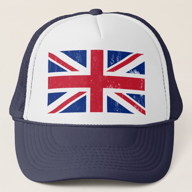 Casquette Drapeau britannique BRITANNIQUE de l'anglais de la (Devant)