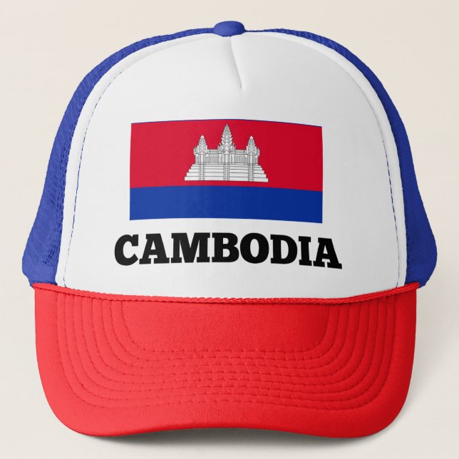 Casquette Drapeau cambodgien (Devant)