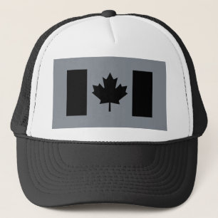 Casquette Drapeau canadien en style noir