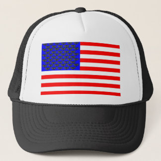 Casquette Drapeau Chats Noirs Et Bandes