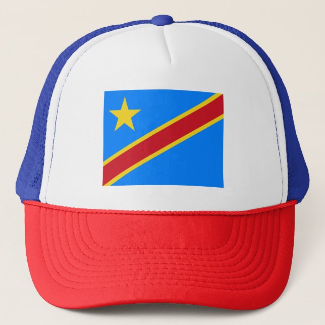 Casquette Drapeau Congo Kinshasa (Devant)