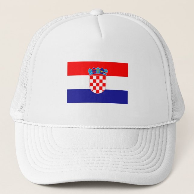 Casquette Drapeau croate Coupe du Monde 2022 Football Trucke (Devant)