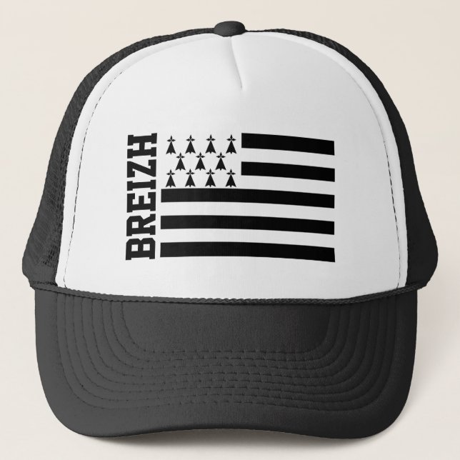 Casquette Drapeau de Bretagne, France (Devant)