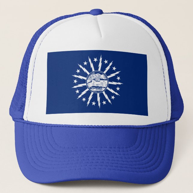 Casquette Drapeau de Buffalo, New York (Devant)