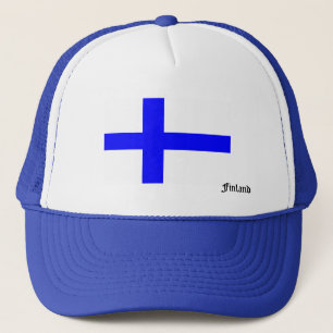 Casquette Drapeau de camionneur de la Finlande