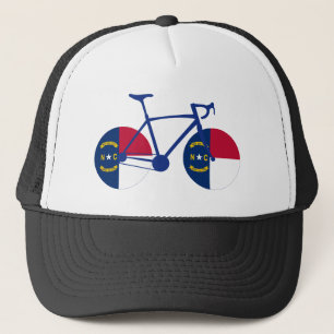 Casquette Drapeau de Caroline du Nord à vélo