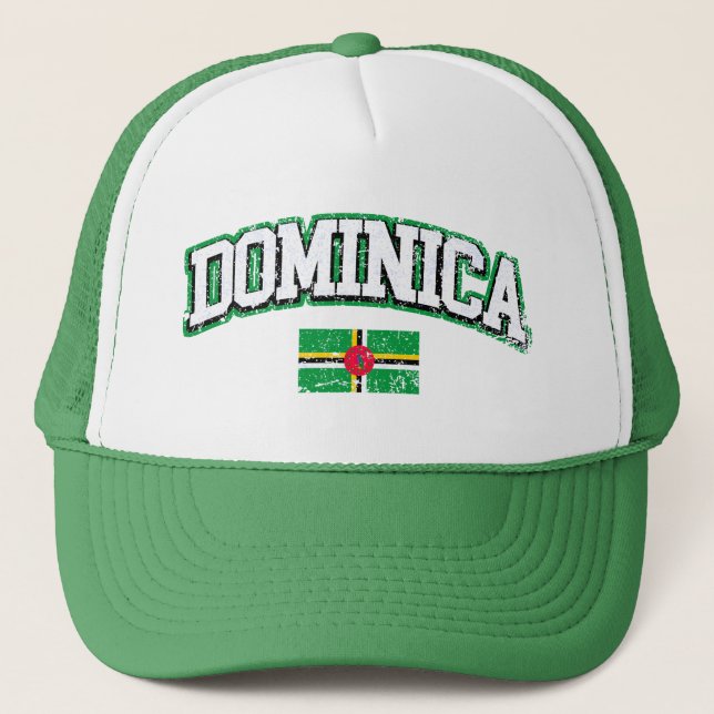 Casquette Drapeau de cru de la Dominique (Devant)