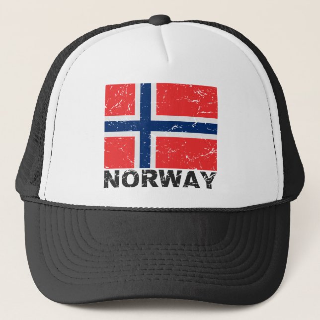 Casquette Drapeau de cru de la Norvège (Devant)