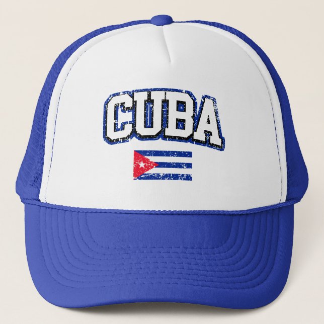 Casquette Drapeau de cru du Cuba (Devant)