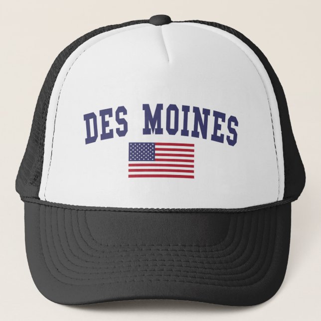 Casquette Drapeau de Des Moines USA (Devant)