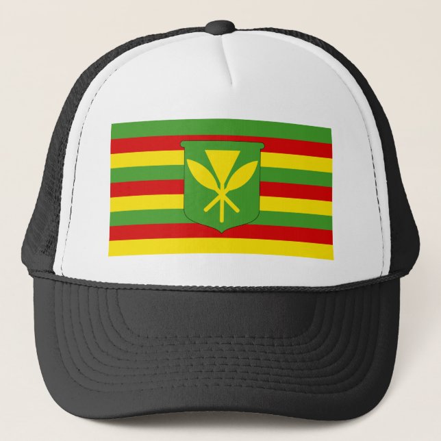 Casquette Drapeau de Kanaka Maoli (Devant)