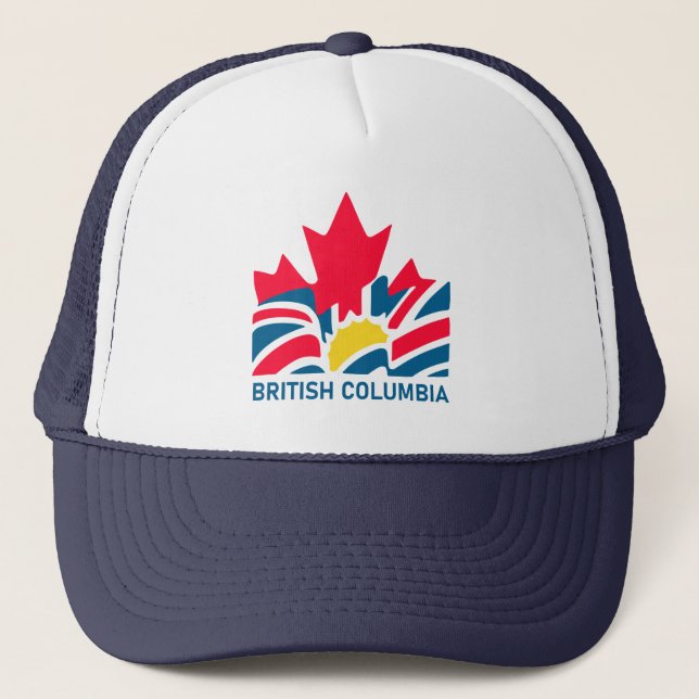 Casquette Drapeau de la Colombie-Britannique Canada Souvenir (Devant)