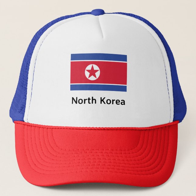 Casquette Drapeau de la Corée du Nord (Devant)