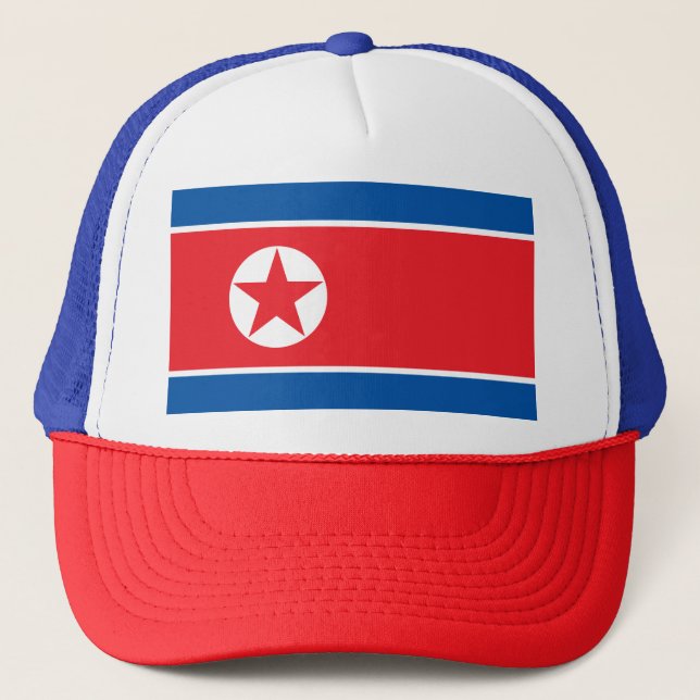 Casquette Drapeau de la Corée du Nord (Devant)