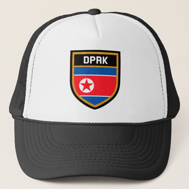 Casquette Drapeau de la Corée du Nord (Devant)