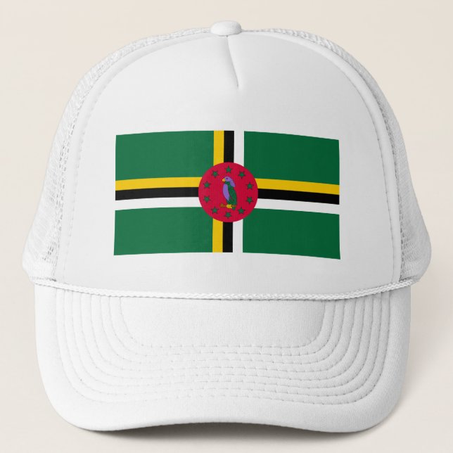 Casquette Drapeau de la Dominique (Devant)