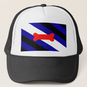 Casquette Drapeau de la fierté de jeu de chiots de SlipperyJ