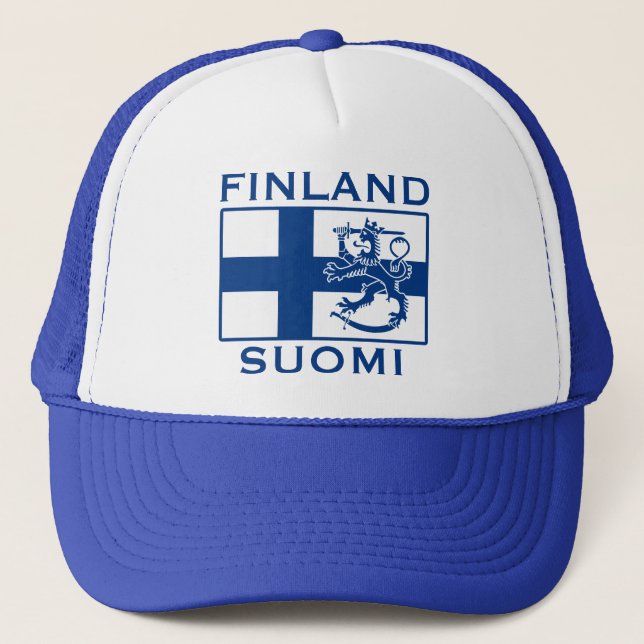 Casquette Drapeau de la Finlande (Devant)