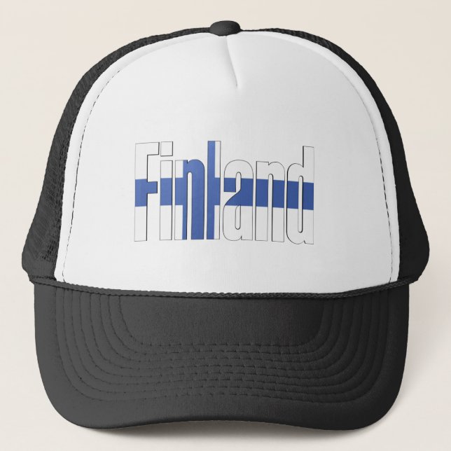 Casquette Drapeau de la Finlande (Devant)
