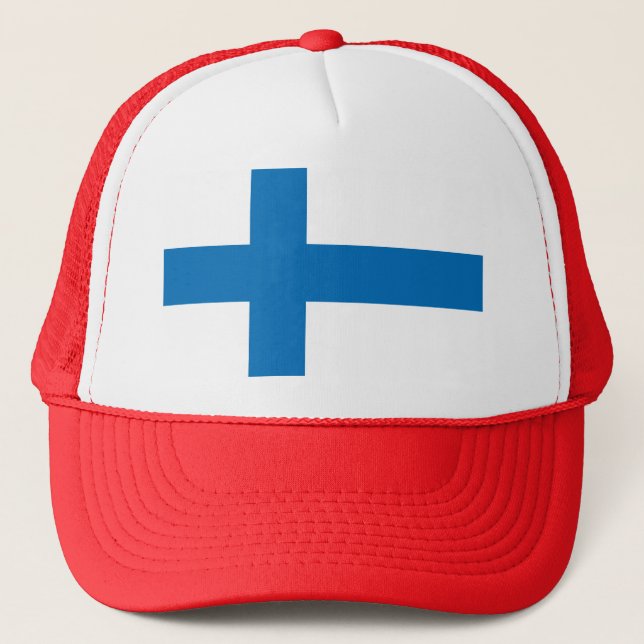 Casquette Drapeau de la Finlande (Devant)