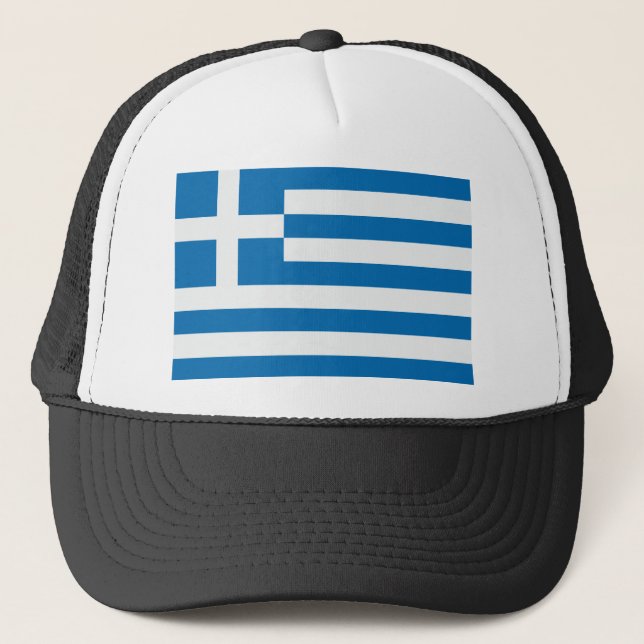 Casquette Drapeau de la Grèce (Devant)