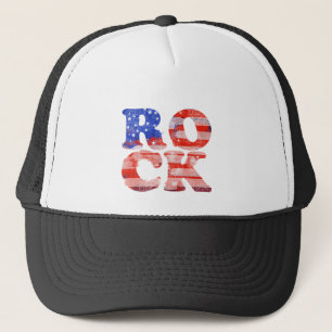Casquette drapeau de la musique rock américaine