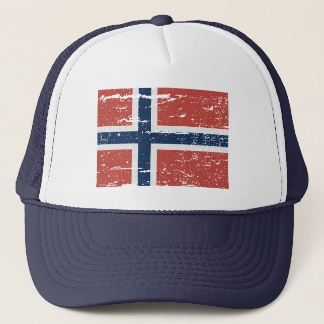 CASQUETTE DRAPEAU DE LA NORVÈGE (Devant)
