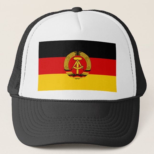 Casquette Drapeau de la RDA république Démocratique (Devant)