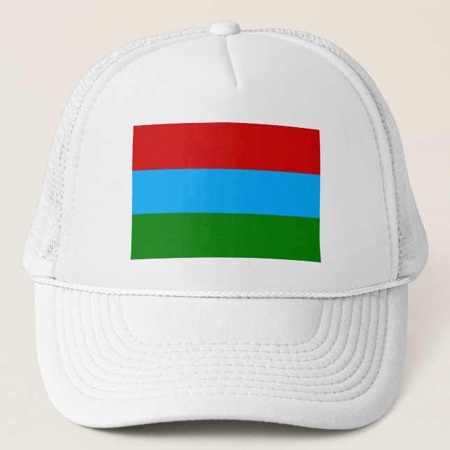 Casquette Drapeau de la République de Karelia (Devant)