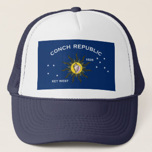 Casquette Drapeau de la République des Conques Key West Flor