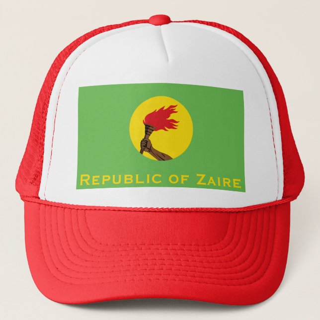 Casquette Drapeau de la République du Zaïre (Devant)