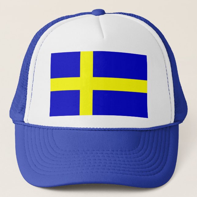 Casquette Drapeau de la Suède (Devant)