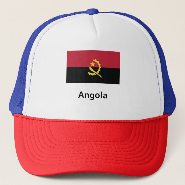 Casquette Drapeau de l'Angola (Devant)
