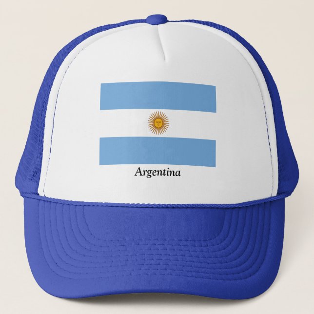 Casquette Drapeau de l'Argentine (Devant)