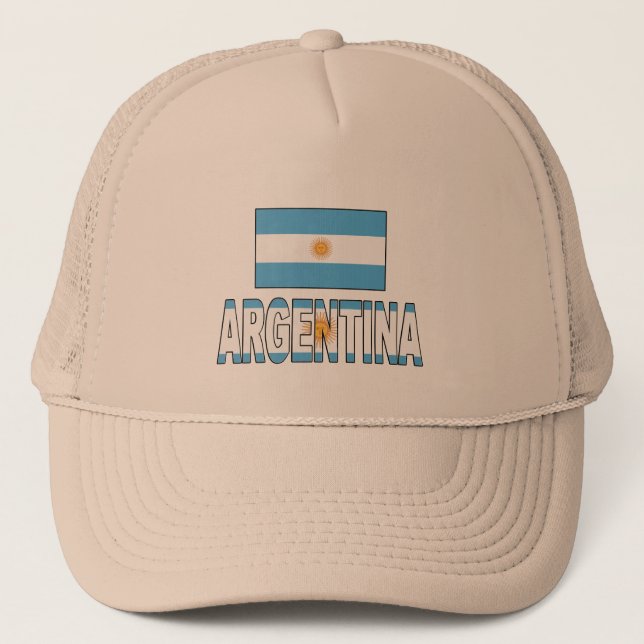 Casquette Drapeau de l'Argentine (Devant)