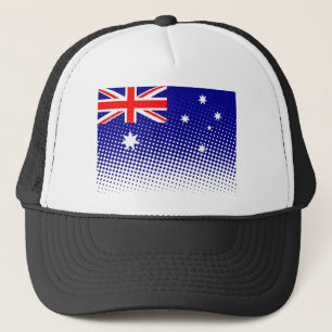 Casquette Drapeau De L'Australie Avec Effet Halftone