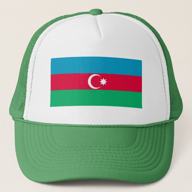 Casquette Drapeau de l'Azerbaïdjan patriotique (Devant)