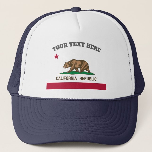 Casquette drapeau de l'état de la République de Californie c (Devant)