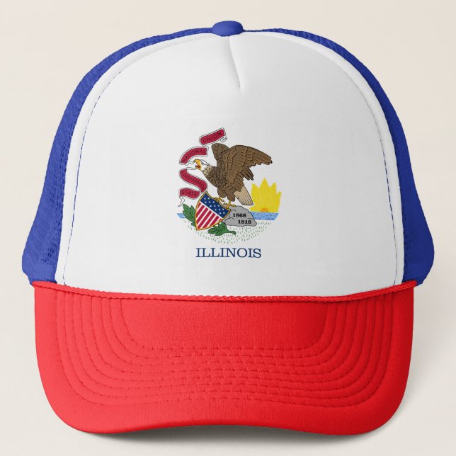Casquette Drapeau de l'Illinois (Devant)