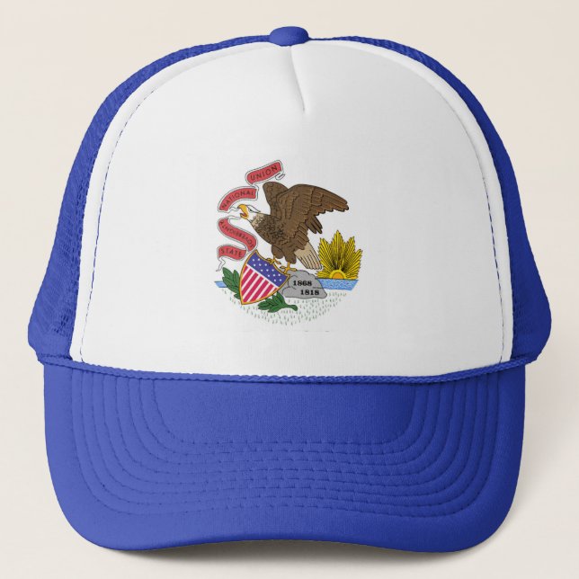 Casquette Drapeau de l'Illinois (Devant)
