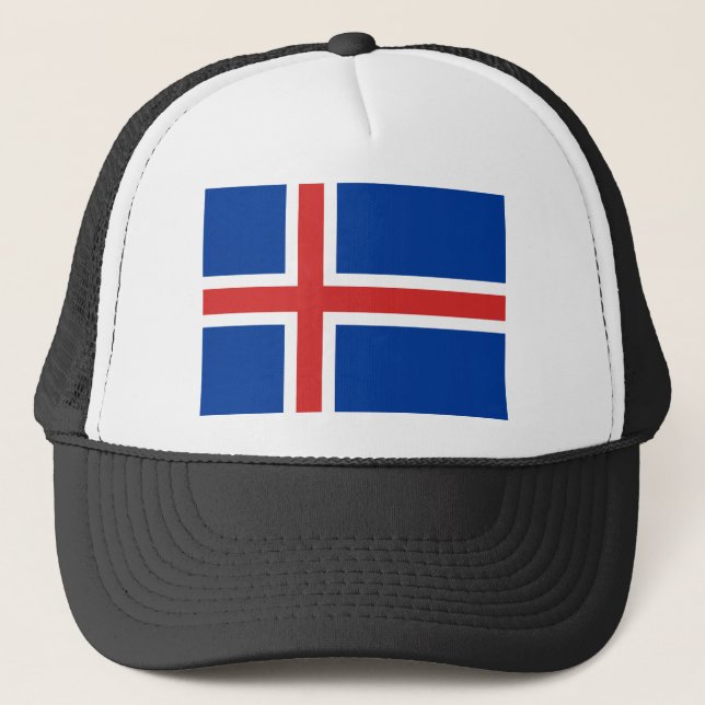 Casquette Drapeau de l'Islande (Devant)