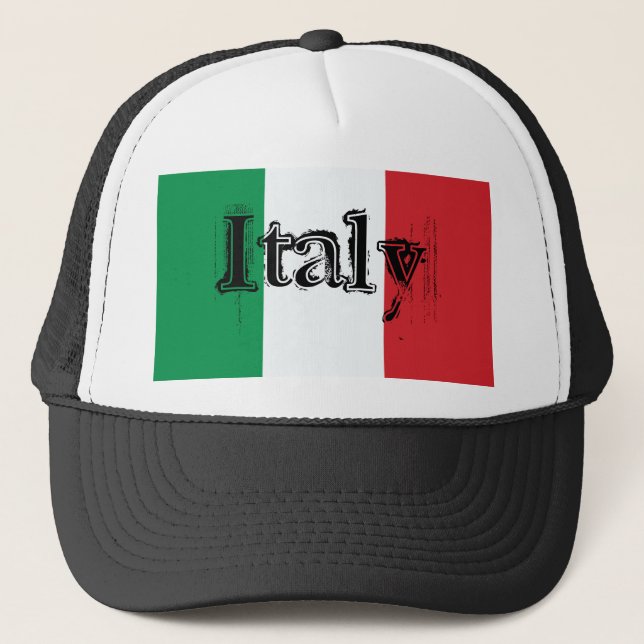 Casquette Drapeau de l'Italie (Devant)