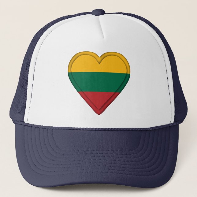 Casquette Drapeau de Lithuanien de la Lithuanie (Devant)