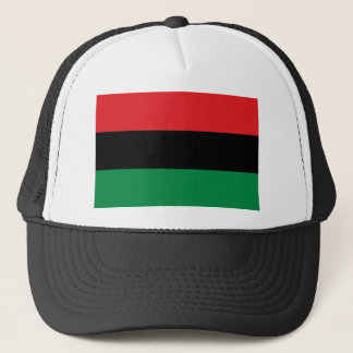 Casquette Drapeau de l'UNIA panafricain rouge noir et vert