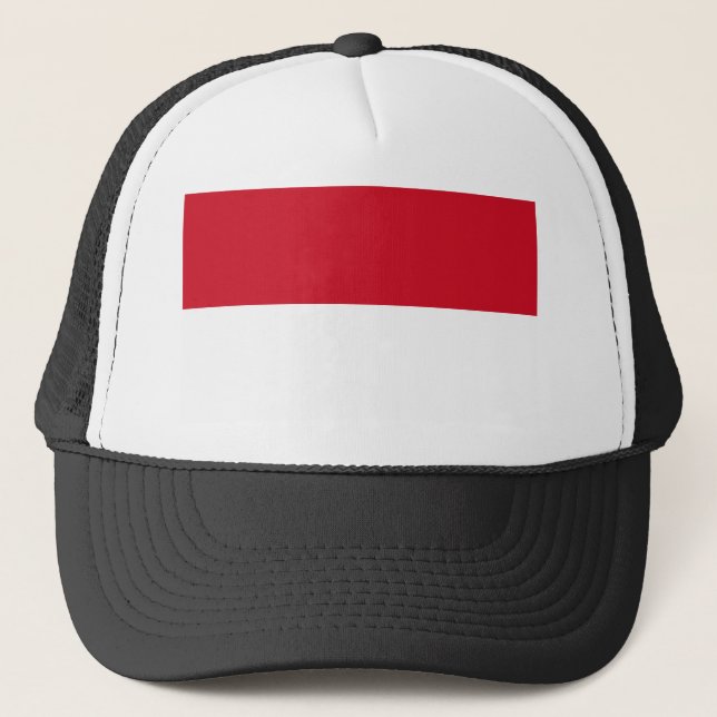 Casquette Drapeau de Monaco (Devant)