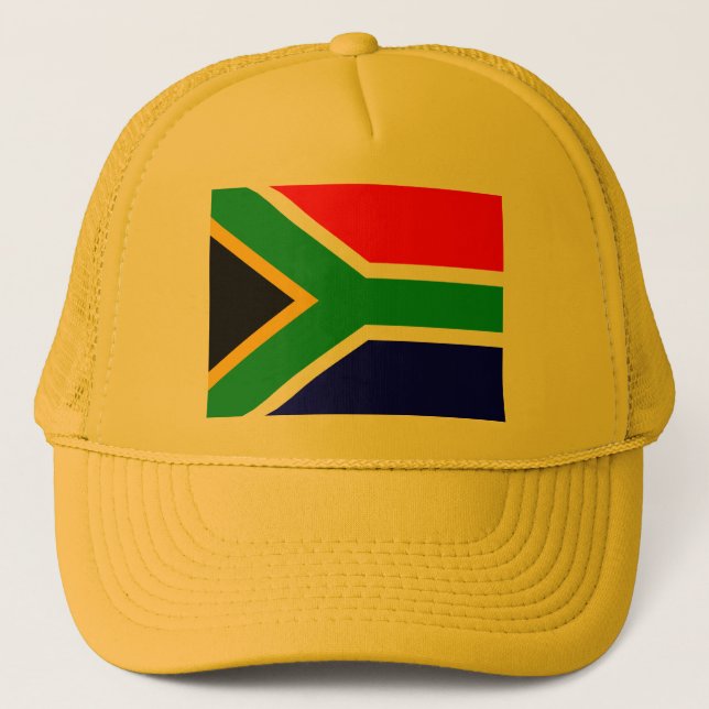 Casquette Drapeau de Nelson Mandela en afrique du sud (Devant)