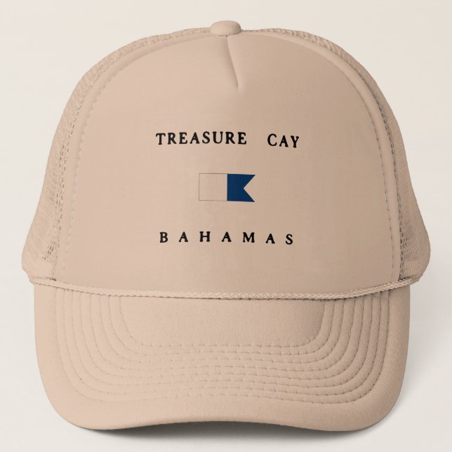 Casquette Drapeau de piqué des Bahamas de banc de sable de (Devant)