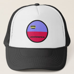 Casquette Drapeau de qualité de rondeau du Lichtenstein