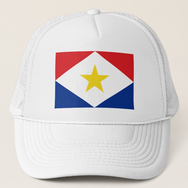 Casquette Drapeau de Saba (Devant)