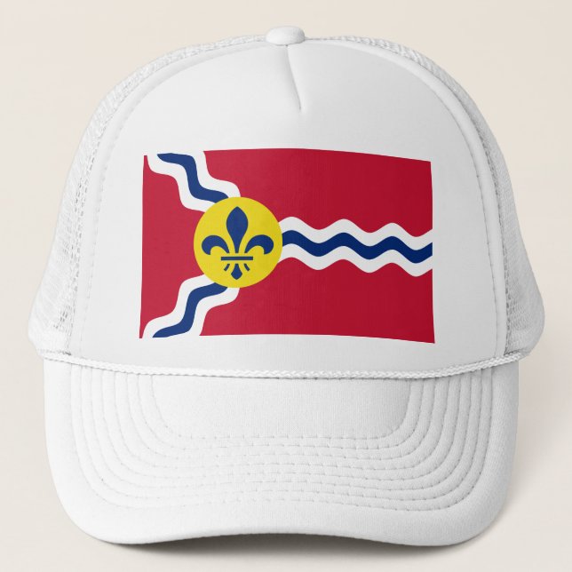 Casquette Drapeau de Saint-Louis, Missouri Trucker Hat (Devant)
